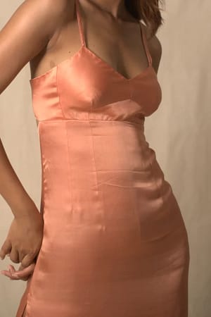 Silk Satin Slip Dress